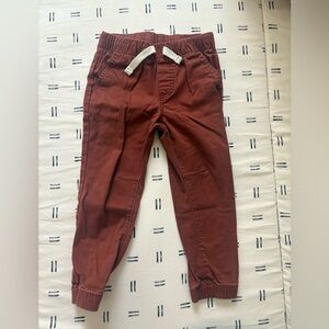 Cat & Jack Toddler Boys Woven Jogger Pants Cotton Spandex Elastic Waist Pockets